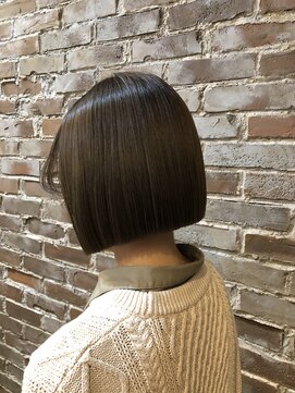 ボスコ 下北沢店(bosco) 前髪長めなパツンボブ☆《gocci》