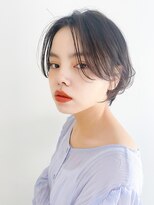 ネイヴィル オモテサンドウ(navile omotesando)&nbsp;【yuka】暗髪、黒髪ショートボブ20代30代40代