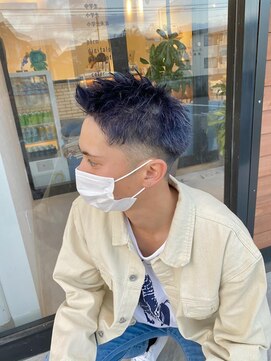 ラフ バイ マグ 南松本(R.A.F. by Mag) 【R.A.F】OCEANブルー　アップバング