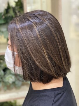 ヘアーズ 住吉店(HAIRZ) 《HAIRZ》大岩真弓☆大人女性のハイライト(^^)