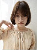 【eL 横浜】シースルー 小顔　ひし形　ワンカール　ボブ　(大島)