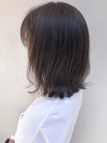 フロート 小阪店(float)&nbsp;モカブラウン_マロンベージュ Aラインボブ かきあげ