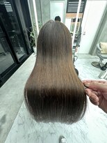 ロンドルーチェ 心斎橋(Lond luce)&nbsp;ダークアッシュ/ミディアムレイヤーカット［髪質改善/縮毛矯正］