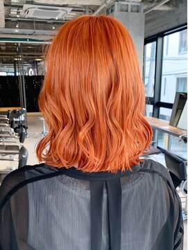 アイティーバイアルバム 八王子店(IT by ALBUM) ハイトーンオレンジ_ショコラアッシュヘルシースタイル_ba436521