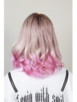 クリップ ジョイント ゴッド(CLIP JOINT GOD)&nbsp;ミルキーベージュ×ピンク