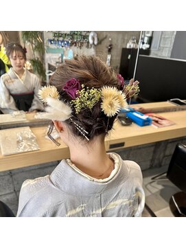 十角髪 ヘアアレンジ