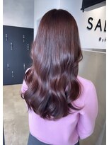 サロウィン 池袋(SALOWIN)&nbsp;韓国風 × カシスレッド × 最高級トリートメント #025