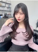 韓国ヘア/レイヤーカット/顔周りカット/小顔/前髪/髪質改善