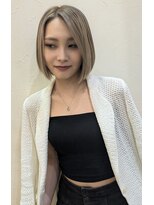 エッセンス(essence)&nbsp;ボブ　　　―ハイトーンカラーベージュver―