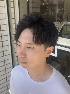 ステップス(Steps) センターパート/ソフトツイストパーマ