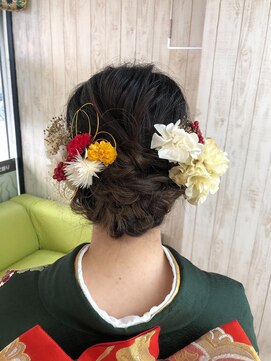 ブレイブシザー(BRAVE SCISSOR) 成人式アップアレンジ