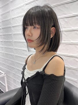 ロンドローズ 名古屋(Lond damaskRose) 顔周り ボブ 韓国 レイヤー ダブルカラー 名駅 リタッチ 458