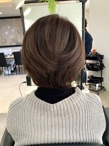 クララ バイ マニスオブヘアー(CLALA by Manis of hair)&nbsp;ショートカット/チョコレートブラウン/ハイライトカラー