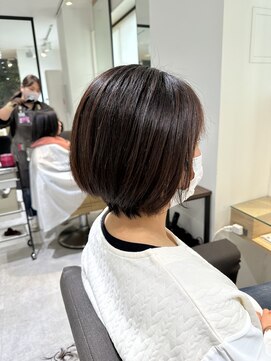 ルディー バイ ヘアーポケット(rudii by HAIR POCKET) 丸みショートボブ