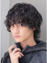 レタッチ バイ フィフス 天神大名(RETOUCH by fifth)&nbsp;福岡天神ゆるめシャドウパーマメンズマッシュウルフカット緩め