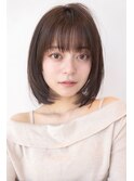 20代30代切りっぱなしボブ/髪質改善ボブ/顔周りレイヤーカット