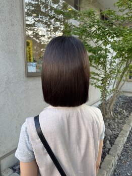 アウィッシュ(a wish)の写真/一人ひとりの骨格クセ毛髪質を見極めまとまる髪へ。扱いやすく360°美しいフォルムに［桐生/髪質改善］