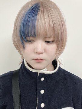 モリオフロムロンドン 原宿本店(morio from London) 【morio原宿】顔まわりレイヤーデザインカラー