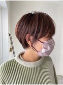 別府ショートボブ顔まわりレイヤーカット髪質改善カラー30代