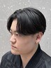 カット+パーマ落とし【＃ストレート＃ナチュラル＃センターパート＃心斎橋#】