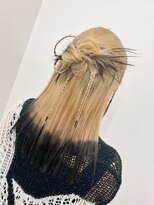 プリュス 名古屋(Plus)&nbsp;ハーフアップ カチモリ カチモリヘア  カチモリヘアアレンジ
