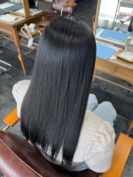 セットアップ 倉敷中庄店(SET-UP) (黒髪) 髪質改善ストレート