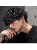 ウェットスパイラルマッシュメンズヘアメンズパーマ