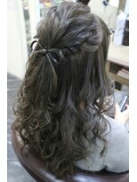 エヌエービー 池袋店(N.A.B.) ハーフアップ(ヘアセット)