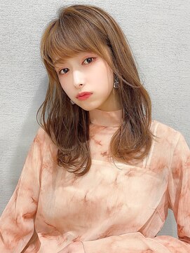 アフロート エル 錦糸町(AFLOAT L) ペールベージュ//酸性ストレート/インナーカラー/ピンクベージュ