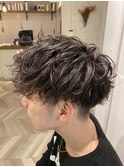 【YUKI】無造作マッシュ×スパイラルパーマ