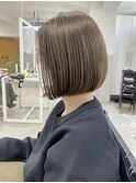 ◆◇モノグレージュ　内巻き水平ボブ◇◆