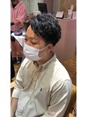 サイドパート×ツイスト