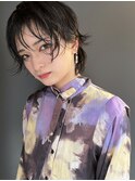 【morio池袋】綺麗でかっこいい黒髪ウルフショート♪