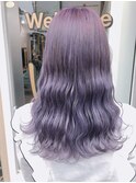 ラベンダーカラー グラデーションカラー ペールベージュ