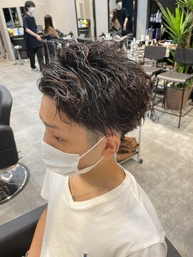 ルーツ(Roots) 【Roots homme】ショートリバースツイストパーマ