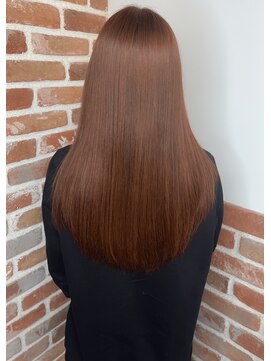 エニー 栄(Any) 艶感ココアブラウンツヤ髪☆髪質改善ストレート