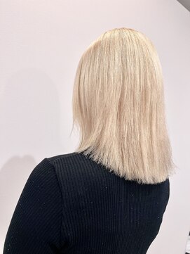 リシェイル(RICHAIR) 縮毛矯正毛を抜きっぱなしブロンド