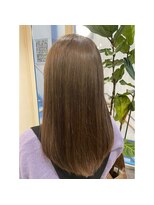 ラボヌールヘアーノーブル 新越谷店(La Bonheur hair noble)&nbsp;まろベージュ20代30代40代ナチュラルロング