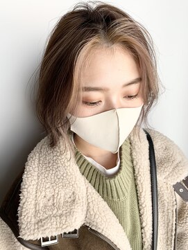 イズ(iss) 【フェイスフレーミング】ホワイトベージュ