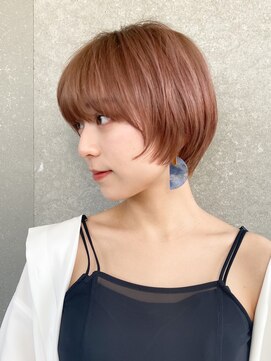 ロンド レグリーズ 立川(Lond leglise) ショート×顔周り×前髪×シルキーベージュ×グレージュカラー