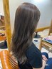 根元縮毛矯正＋毛先デジタルパーマ＋カット＋カラーリング＋潤いTR　22000