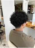 男の色気♪プードルパーマ