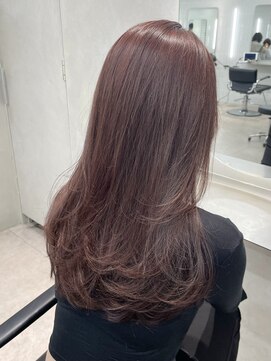 オニキス(ONYX) トレンドレイヤー×ボルドーカラー【chisato】