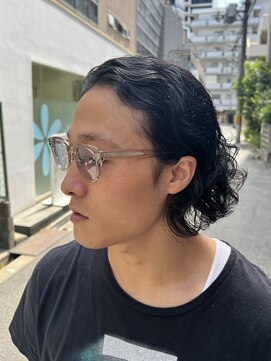 ヒカリス 中崎店(HIKARIS) メンズ×ボブ