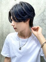 ディッセンバー 神宮前(December)&nbsp;ミディアムセンターパート/毛流れ/ミニウルフ/前下がり/韓国風