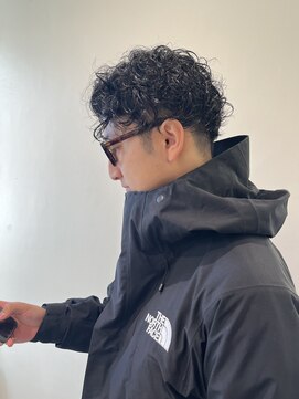 スタイル 茅ケ崎(STYLE) 【ハクラ】メンズパーマ カジュアルパーマ センターパート