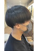 縮毛矯正×マッシュスタイル