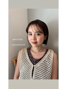 ガーランド (Garland) 切りっぱなしボブ/顔周りレイヤー/前髪/原宿神宮前