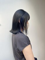 ヘッツ 仙台駅前店(HETTU)&nbsp;黒髪/グレーベージュ/レイヤーロング/前髪パーマ/仙台