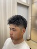 【リピート】カット+シェービング＋眉カット￥6600